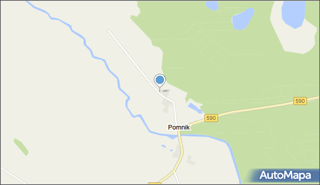 Pomnik, Pomnik, mapa Pomnik