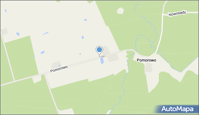 Pomorowo, Pomorowo, mapa Pomorowo