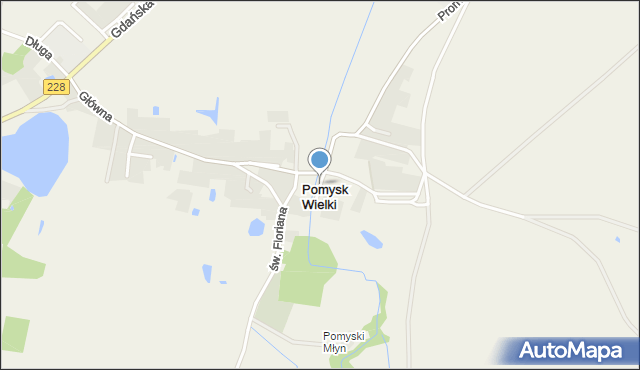 Pomysk Wielki, Pomysk Wielki, mapa Pomysk Wielki