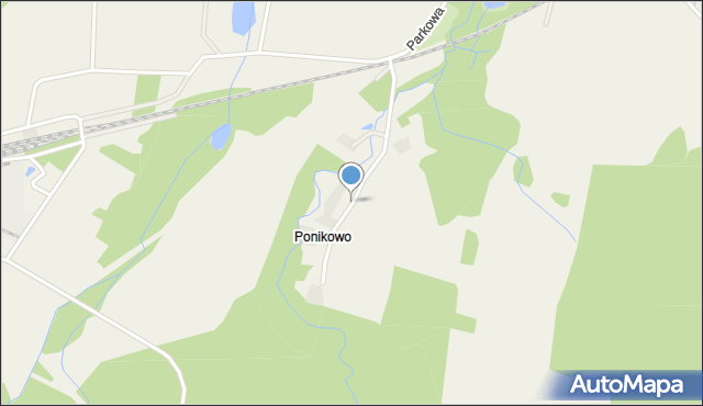 Ponikowo, Ponikowo, mapa Ponikowo