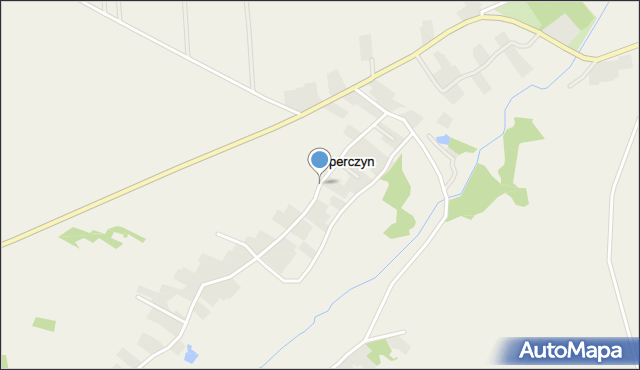 Poperczyn, Poperczyn, mapa Poperczyn