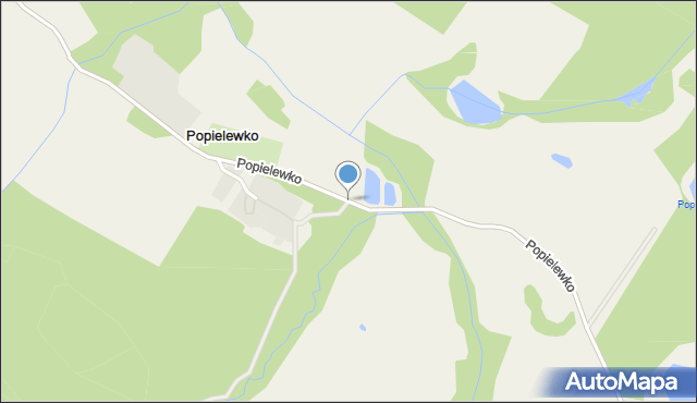Popielewko, Popielewko, mapa Popielewko