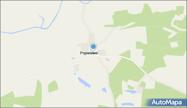 Popielewo gmina Konarzyny, Popielewo, mapa Popielewo gmina Konarzyny