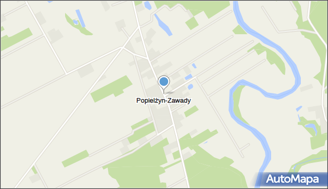 Popielżyn-Zawady, Popielżyn-Zawady, mapa Popielżyn-Zawady