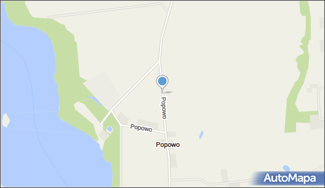 Popowo gmina Kruszwica, Popowo, mapa Popowo gmina Kruszwica