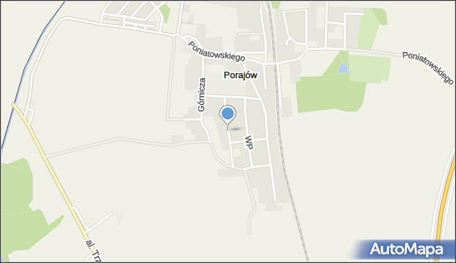 Porajów, Polna, mapa Porajów