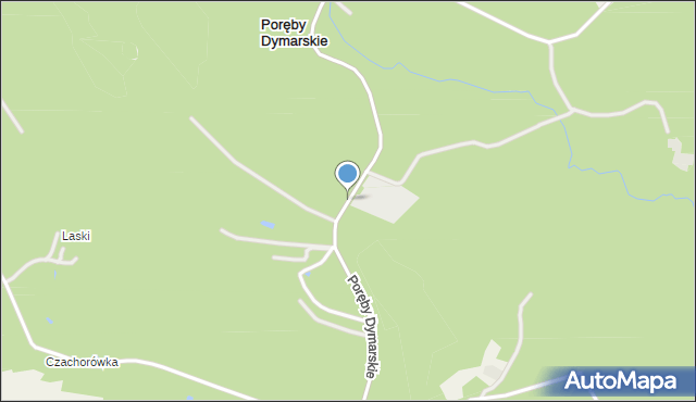 Poręby Dymarskie, Poręby Dymarskie, mapa Poręby Dymarskie