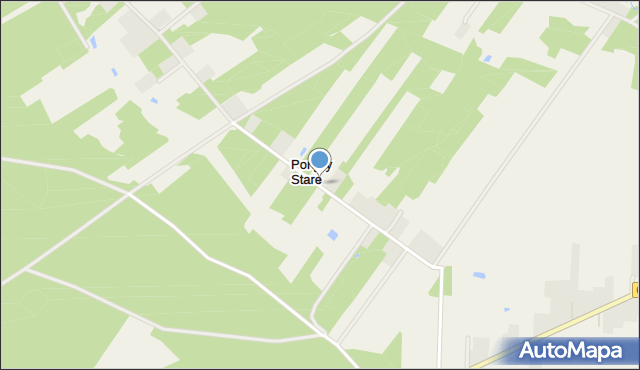 Poręby Stare, Poręby Stare, mapa Poręby Stare