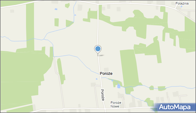 Poroże, Poroże, mapa Poroże