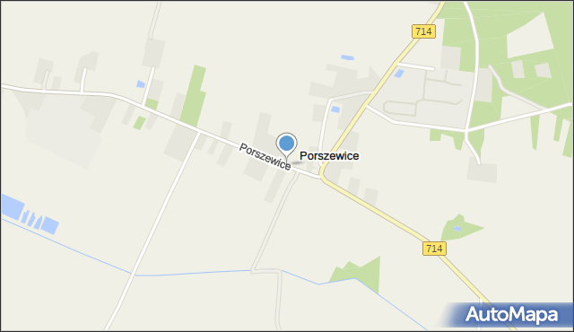 Porszewice, Porszewice, mapa Porszewice