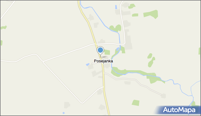 Posejanka, Posejanka, mapa Posejanka