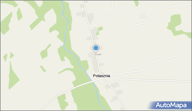 Potasznia gmina Suwałki, Potasznia, mapa Potasznia gmina Suwałki