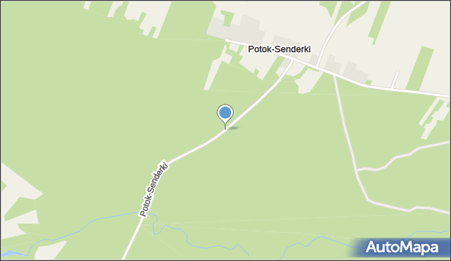 Potok-Senderki, Potok-Senderki, mapa Potok-Senderki