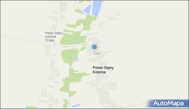 Potok-Stany Kolonia, Potok-Stany Kolonia, mapa Potok-Stany Kolonia