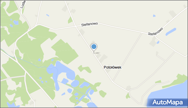 Potołówek, Potołówek, mapa Potołówek