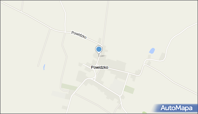 Powidzko, Powidzko, mapa Powidzko