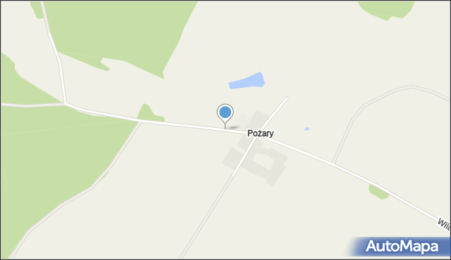 Pożary gmina Działdowo, Pożary, mapa Pożary gmina Działdowo