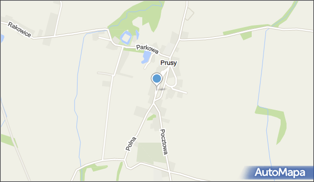 Prusy gmina Kondratowice, Pocztowa, mapa Prusy gmina Kondratowice