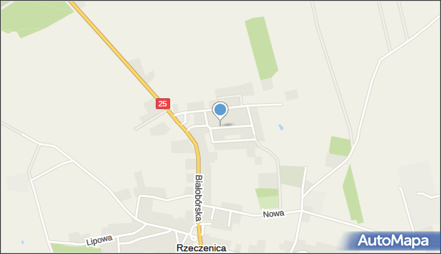 Rzeczenica, Pogodna, mapa Rzeczenica