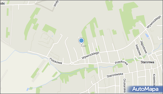 Rzeszów, Porzeczkowa, mapa Rzeszów