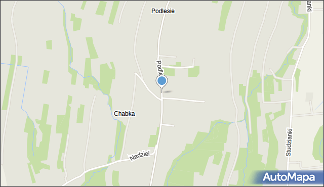 Rzeszów, Podleśna, mapa Rzeszów