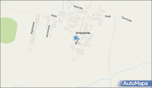 Smardzów gmina Siechnice, Polna, mapa Smardzów gmina Siechnice