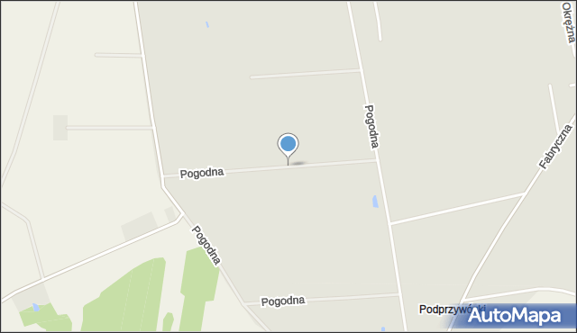 Sokołów Podlaski, Pogodna, mapa Sokołów Podlaski