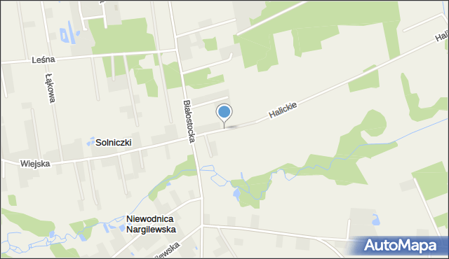Solniczki, Polna, mapa Solniczki