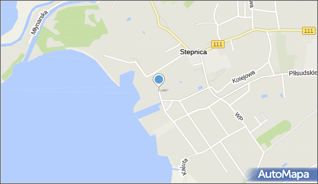 Stepnica, Portowa, mapa Stepnica