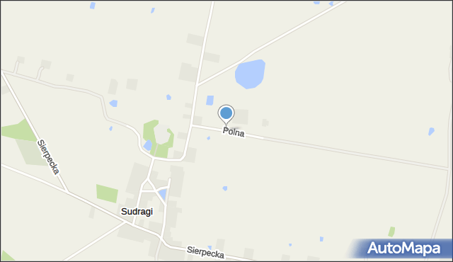Sudragi, Polna, mapa Sudragi