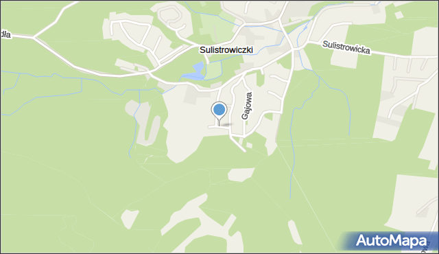 Sulistrowiczki, Pod Lasem, mapa Sulistrowiczki