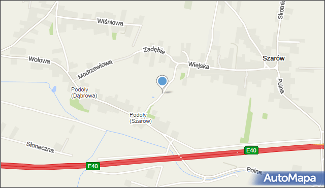 Szarów gmina Kłaj, Podoły, mapa Szarów gmina Kłaj