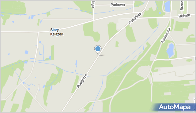 Szydłowiec, Podgórze, mapa Szydłowiec