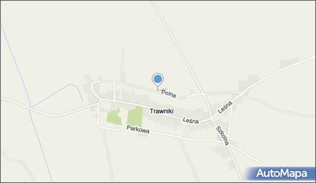 Trawniki gmina Pawłowiczki, Polna, mapa Trawniki gmina Pawłowiczki