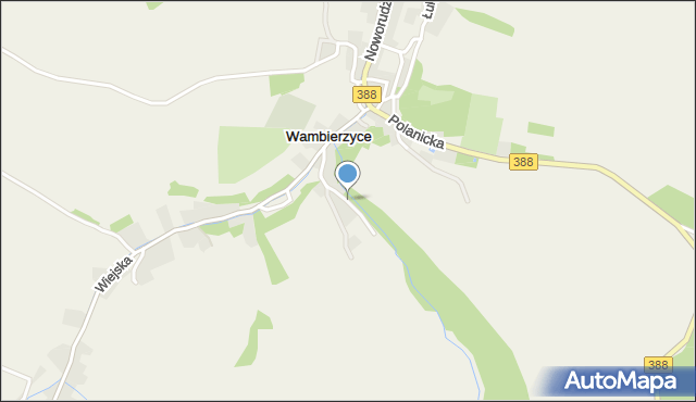 Wambierzyce, Podgórna, mapa Wambierzyce