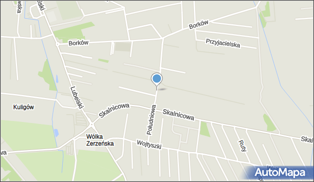 Warszawa, Południowa, mapa Warszawy