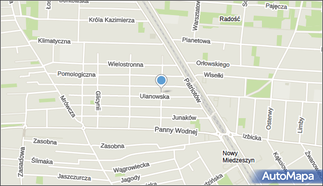 Warszawa, Powojowa, mapa Warszawy