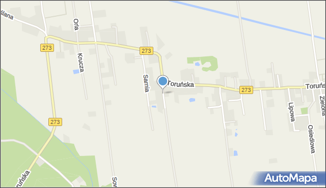 Wielka Nieszawka, Pogodna, mapa Wielka Nieszawka