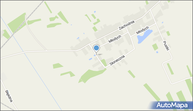 Wola Baranowska, Południowa, mapa Wola Baranowska