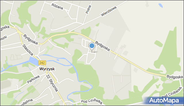 Wyrzysk, Pomorska, mapa Wyrzysk