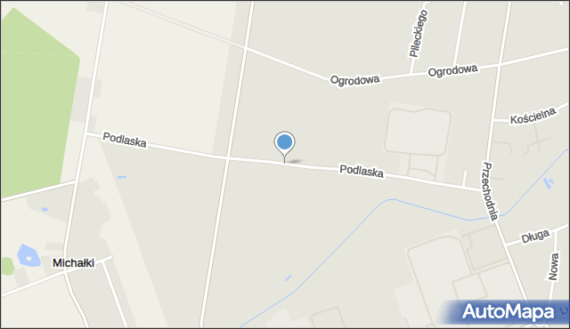 Wysokie Mazowieckie, Podlaska, mapa Wysokie Mazowieckie