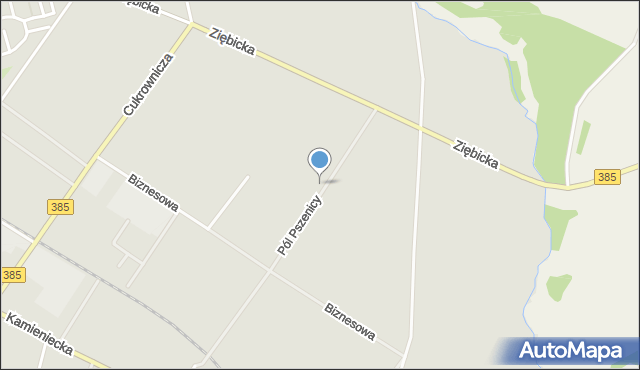 Ząbkowice Śląskie, Pól Pszenicy, mapa Ząbkowice Śląskie