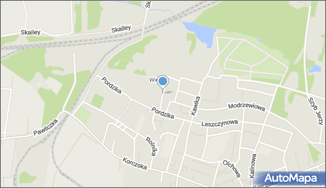 Zabrze, Porzeczkowa, mapa Zabrza