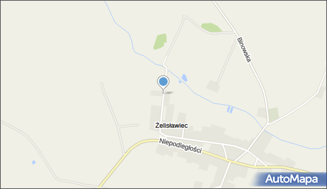 Żelisławiec, Polna, mapa Żelisławiec