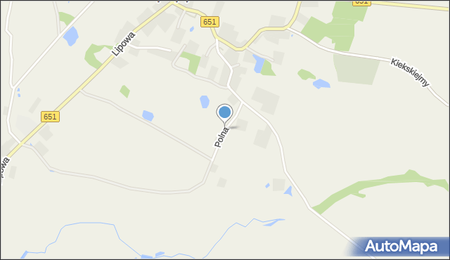 Żytkiejmy, Polna, mapa Żytkiejmy