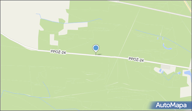 Wągrowiec, PPOŻ-24, mapa Wągrowiec