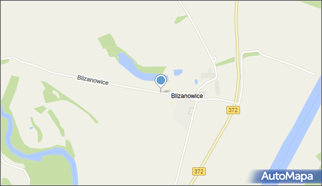 Blizanowice, Przemysłowa, mapa Blizanowice