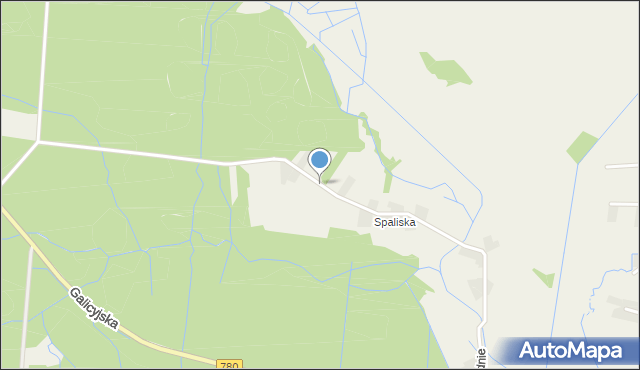 Brodła, Przy Rudnie, mapa Brodła