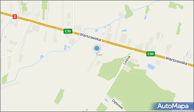 Broszków, Przemysłowa, mapa Broszków