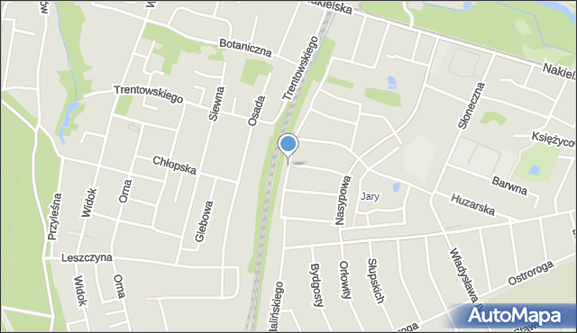 Bydgoszcz, Przerwy-Tetmajera Kazimierza, mapa Bydgoszczy